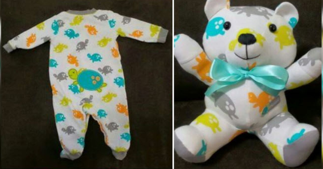 Turn Your Baby Clothes Into Wonderful Keepsakes With This ‘Memory Bear