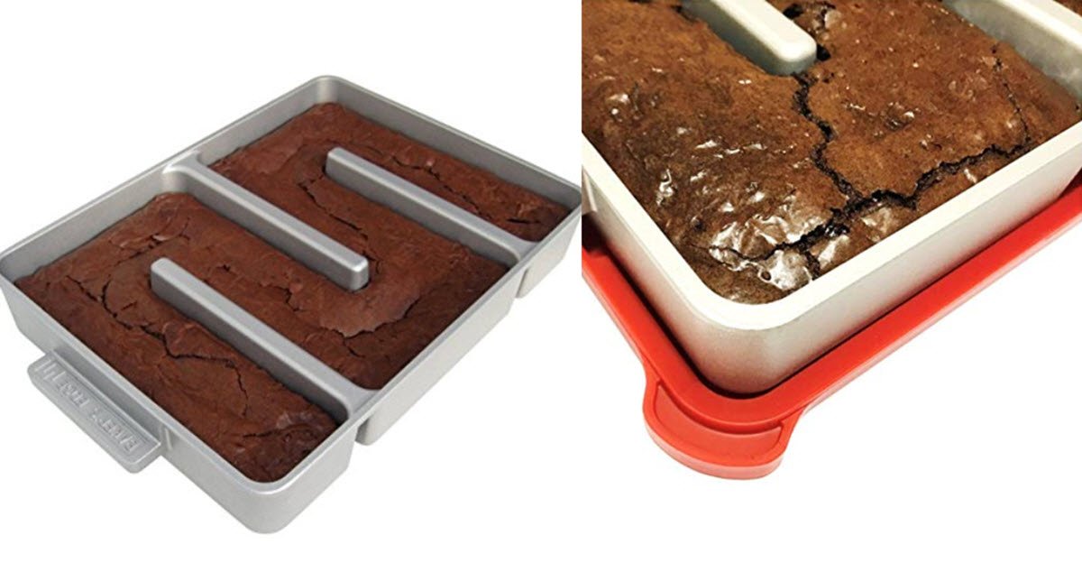 selling brownie pan that bakes nothing but corner pieces